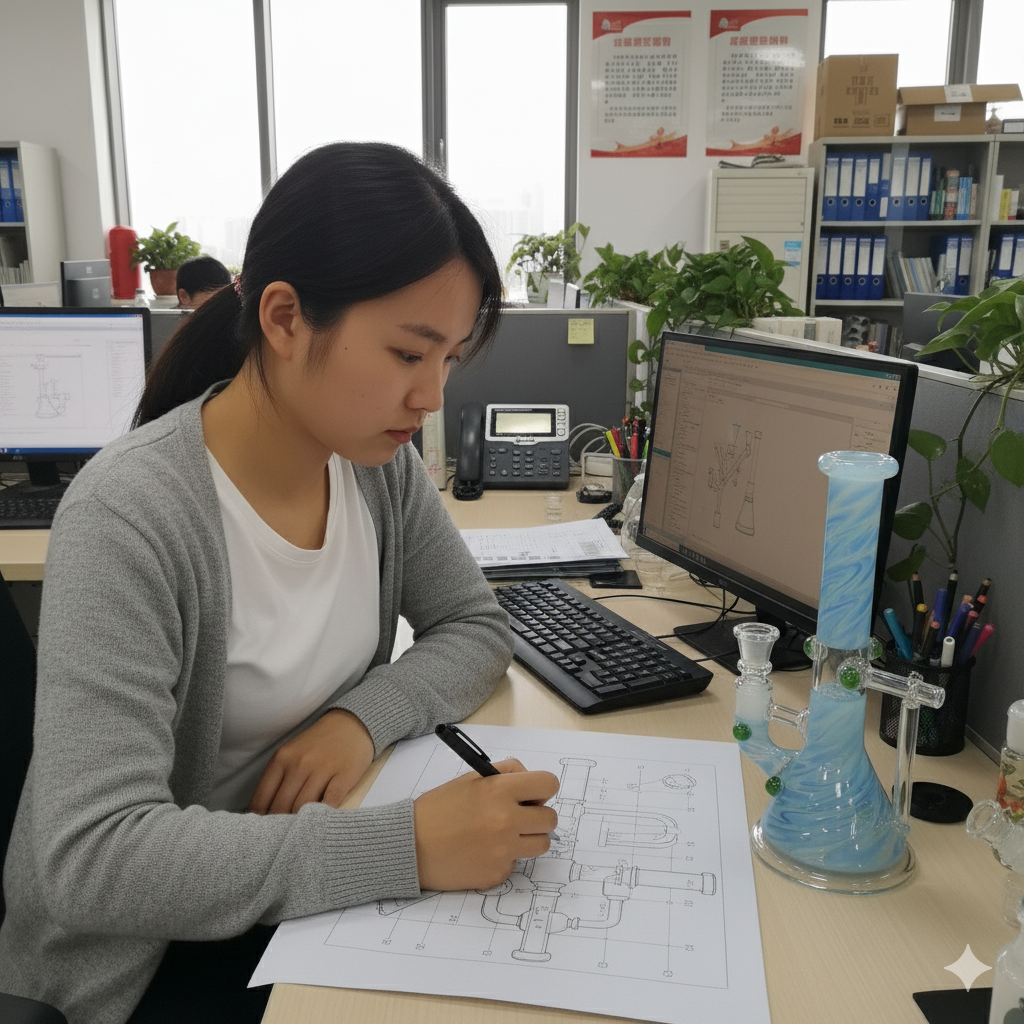 Quality inspection of glass prototype
