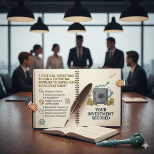 7 Critical Questions to Ask a Potential Supplier: Vetting Guide