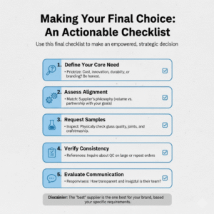 Making Your Final Choice: An Actionable Checklist