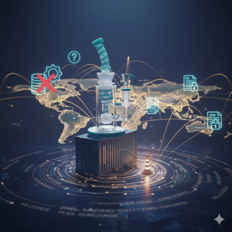 international shipping for glassware