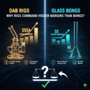 Wholesale dab rigs prices and margin comparison chart