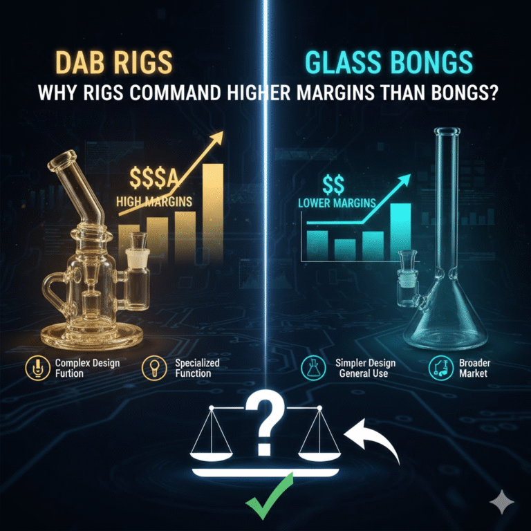 Wholesale dab rigs prices and margin comparison chart