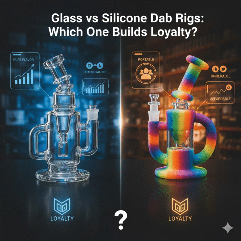 Glass vs silicone dab rigs flavor preservation comparison