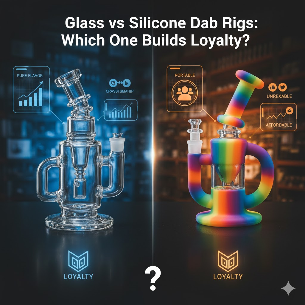 Glass vs silicone dab rigs flavor preservation comparison