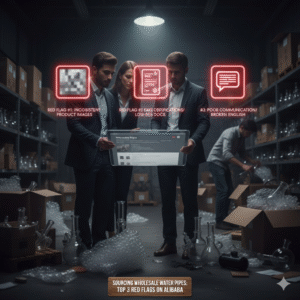 Sourcing wholesale water pipes factory reject bin inspection