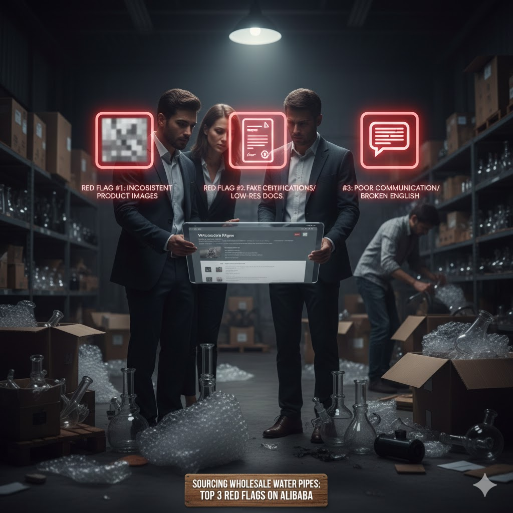 Sourcing wholesale water pipes factory reject bin inspection