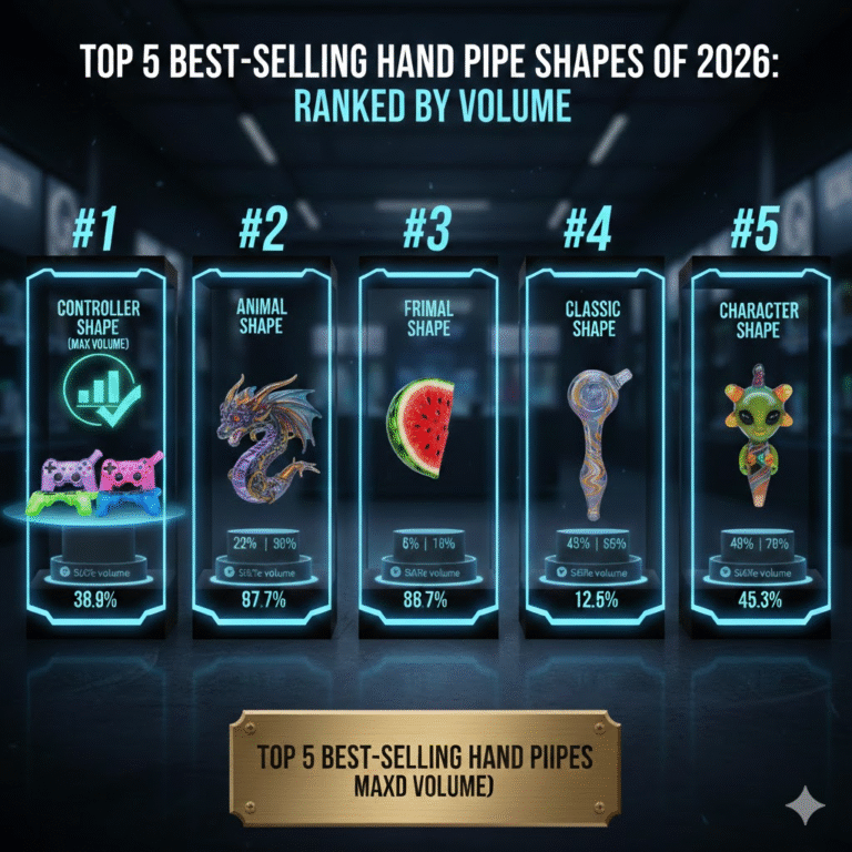 best selling glass hand pipes