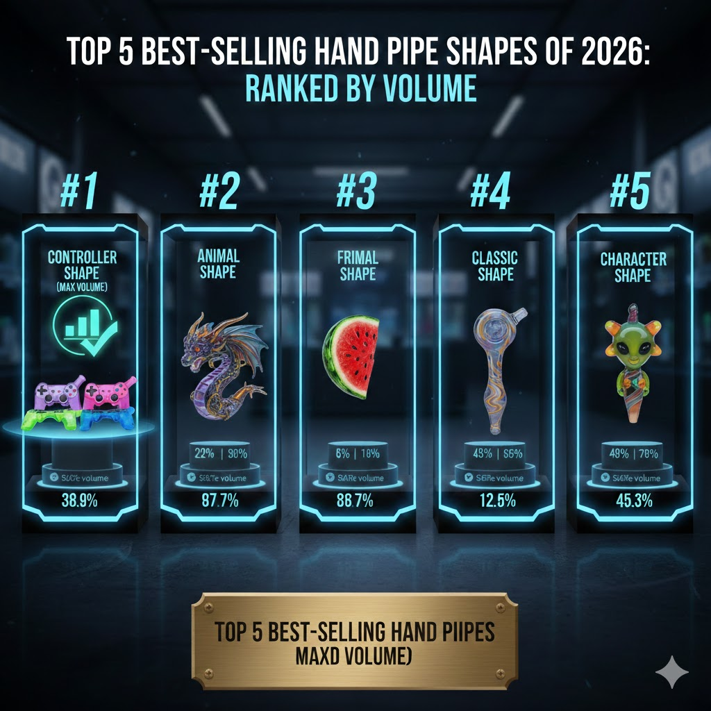 best selling glass hand pipes