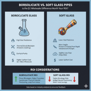 Borosilicate vs Soft Glass Pipes