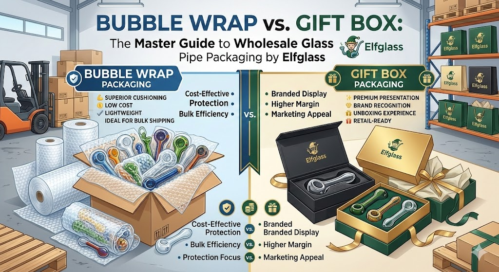 wholesale glass pipe packaging