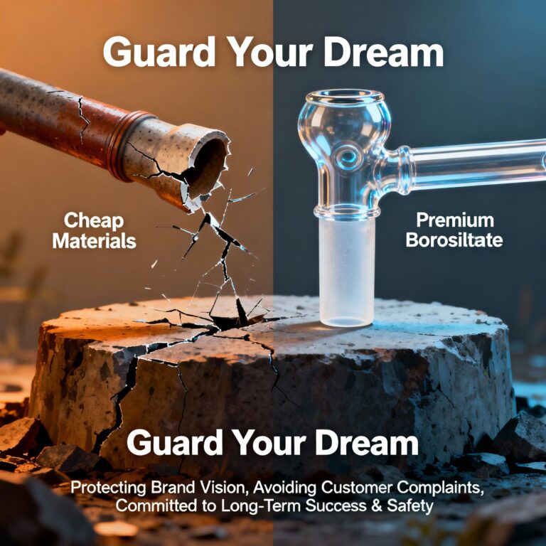 Borosilicate vs Soda-Lime: Glass Pipe Materials Guide - glass pipe product photo