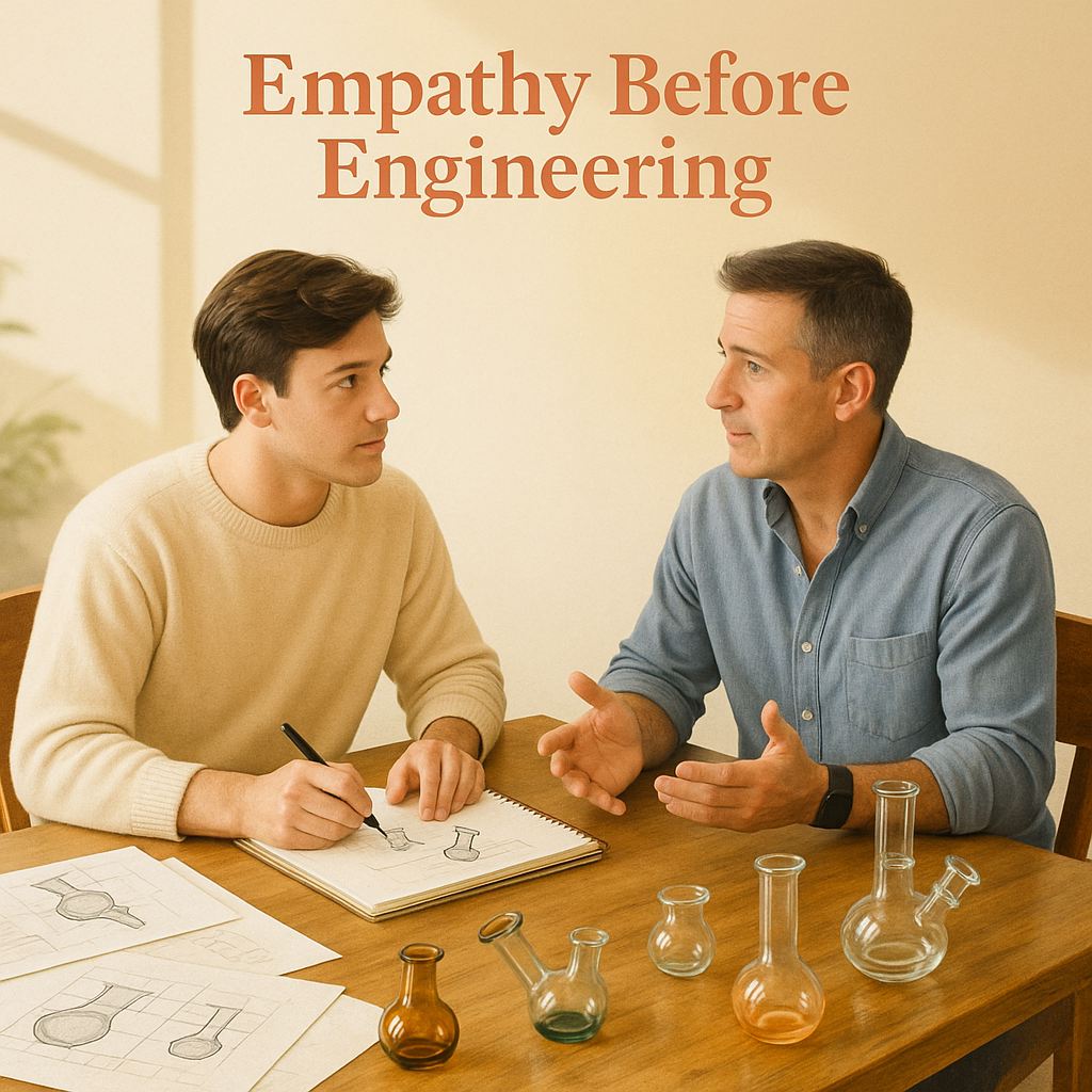Empathy Before Engineering: Our Product Philosophy - glass pipe product photo