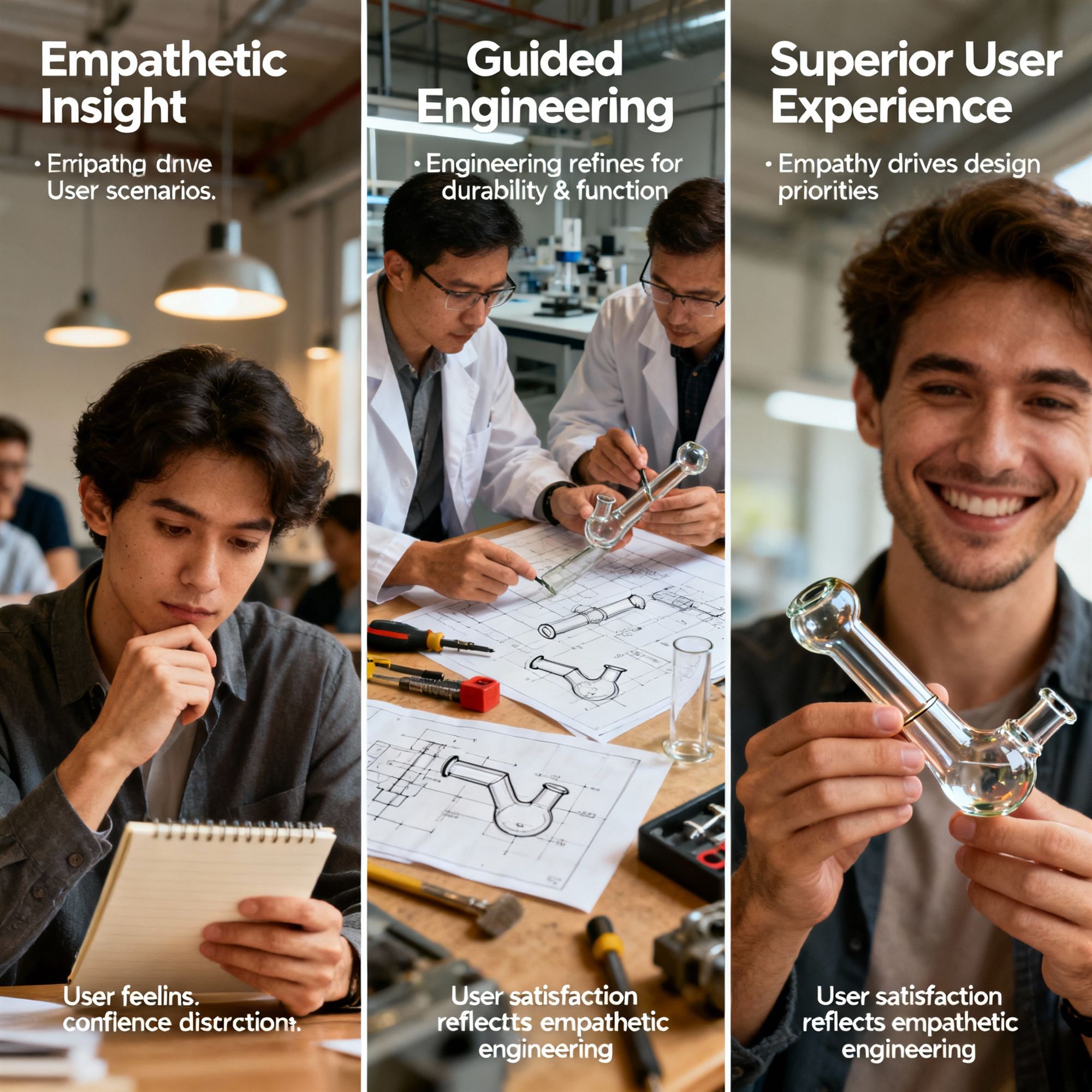 Empathy Before Engineering: Our Product Philosophy - glass pipe product photo