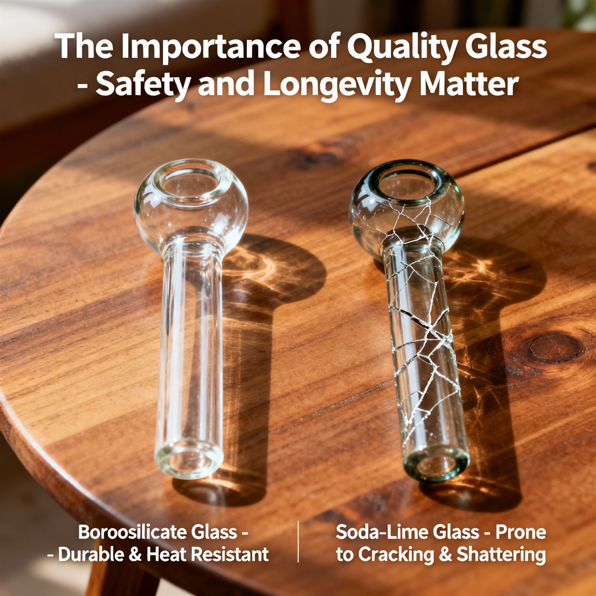 Beginner’s Visual Guide to Glass Pipe Types - glass pipe product photo