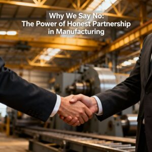 Why We Say No: Honest Partnership in Manufacturing - glass pipe product photo