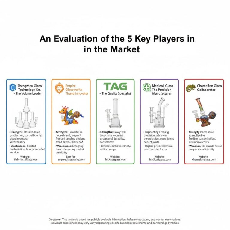 How to Choose a Bong Supplier: 5 Key Players - glass pipe product photo