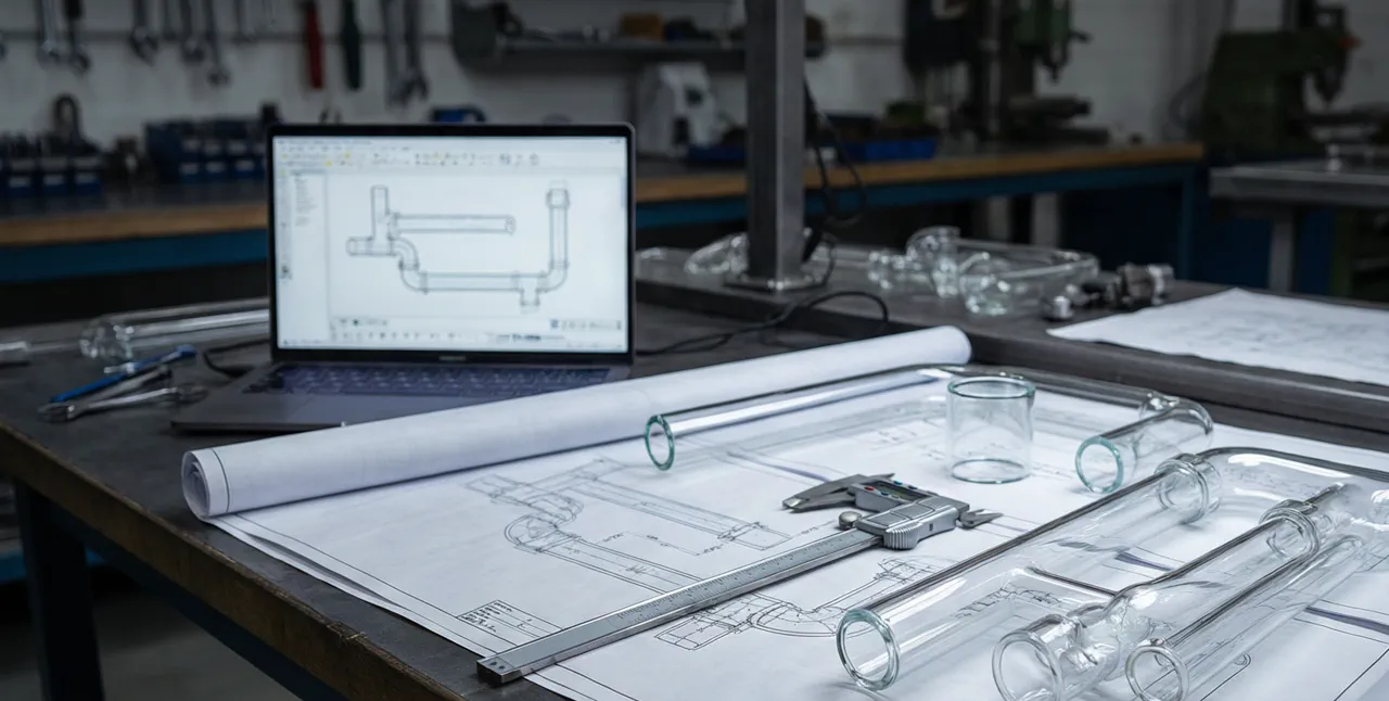 CAD files and engineering drawings glass factories need for production