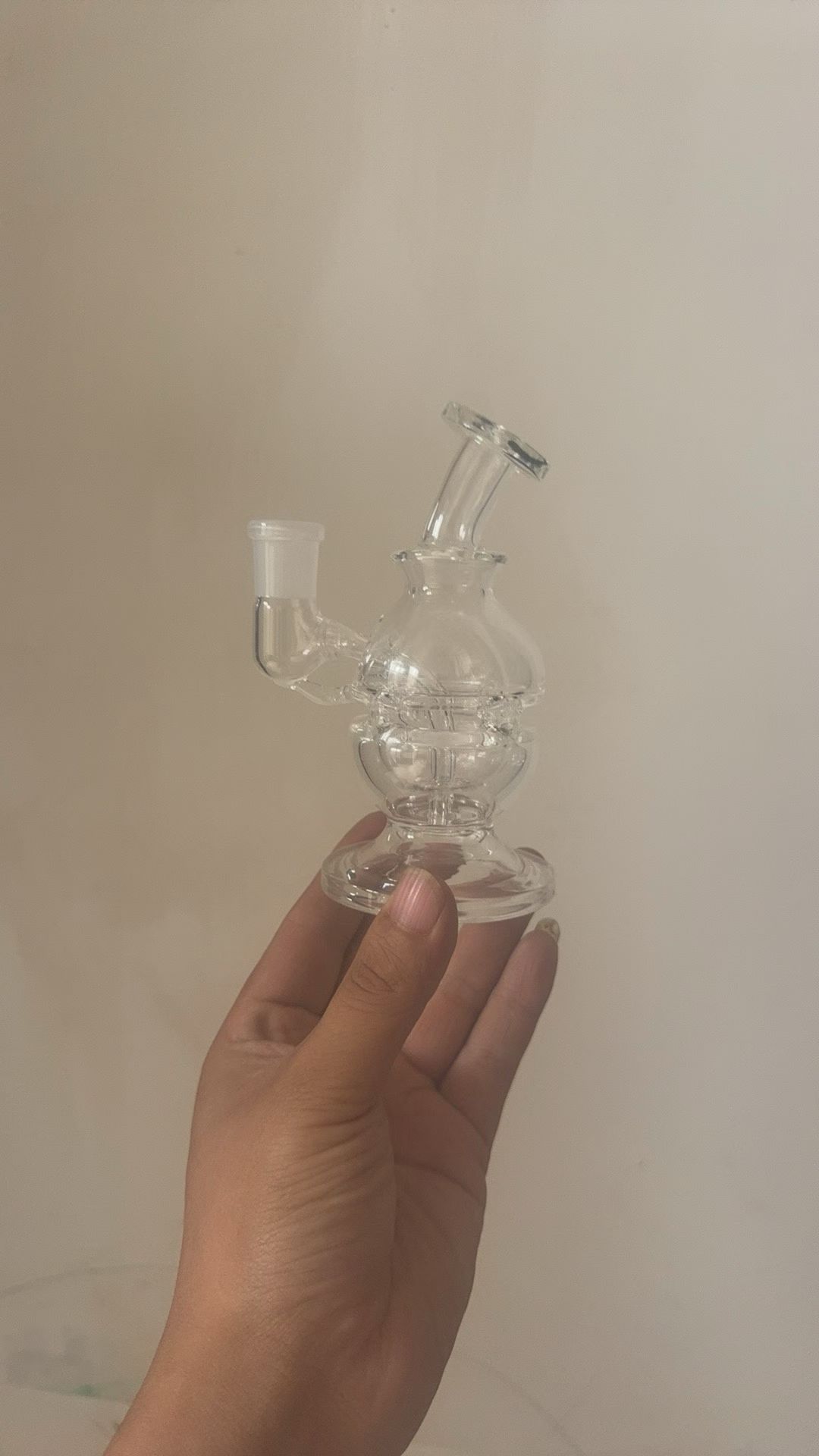 Glass pipe product photo prepared for branded retail distribution