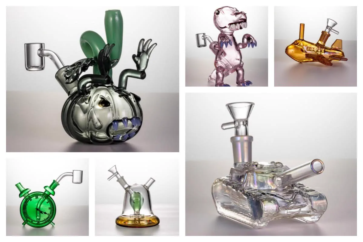 wholesale colored glass hand pipes from the factory