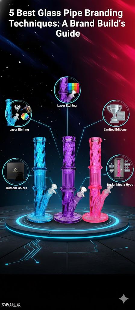 5 Best Glass Pipe Branding Techniques - glass pipe product photo