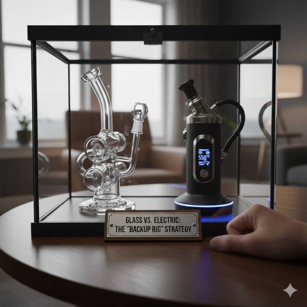 Glass vs. Electric: The “Backup Rig” Strategy. - glass pipe product photo