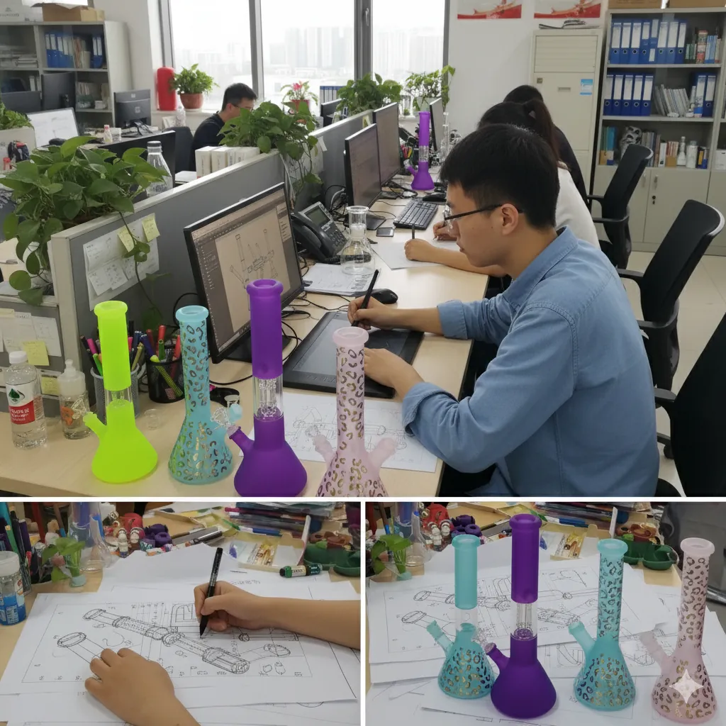Elfglass glass pipe manufacturing process