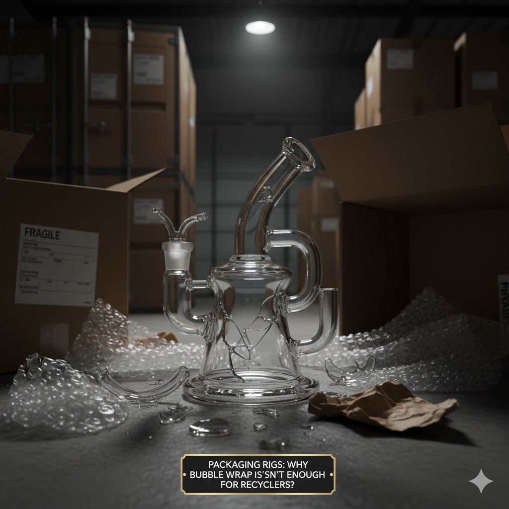 Packaging Rigs: Why Bubble Wrap Isn’t Enough for Recyclers? - glass pipe product photo