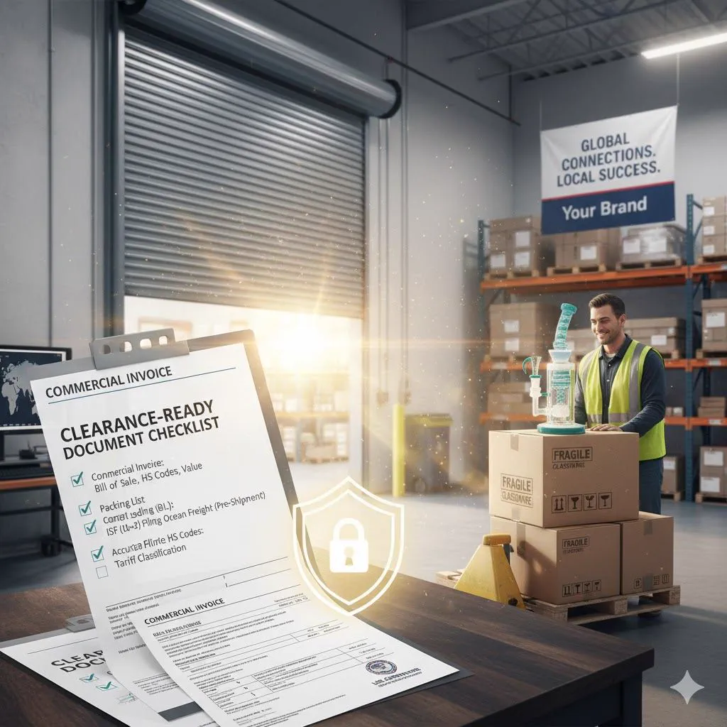 Q4 peak season logistics for glass pipe shipping