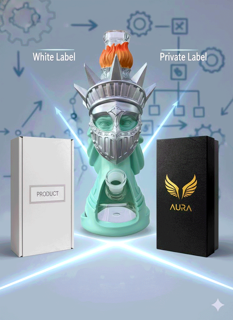 Private label glass pipes ODM branding options