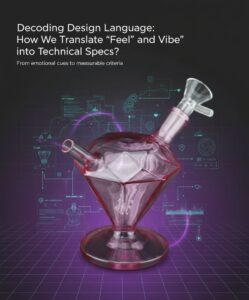 Translating Design Concepts: From Vibe to Technical Specs - glass pipe product photo