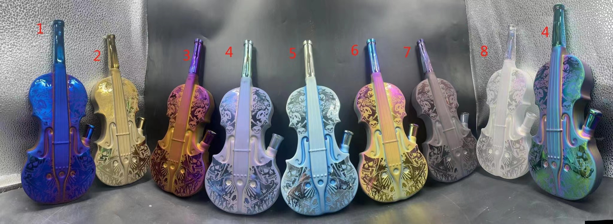 Borosilicate glass water pipes arranged for wholesale pricing evaluation