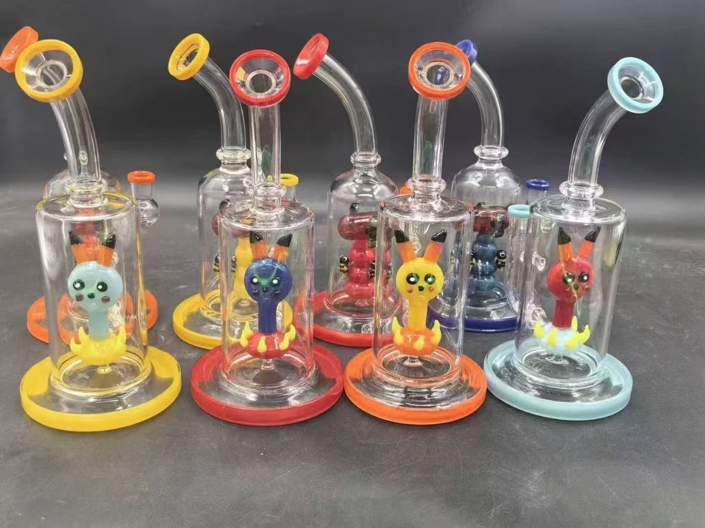 Wholesale glass hand pipes product photograph for smoke shop retail buyers bulk sourcing